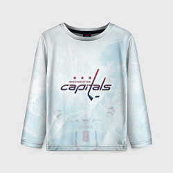 Лонгслив детский Washington Capitals Ovi8 Ice theme, цвет: 3D-принт