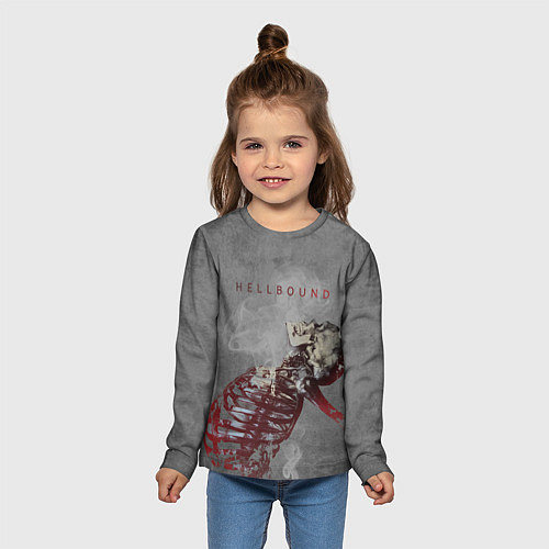 Детский лонгслив Hellbound Новая истина / 3D-принт – фото 5