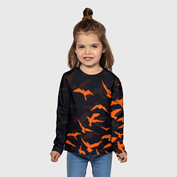 Лонгслив детский Стая Воронов, цвет: 3D-принт — фото 2
