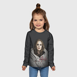 Лонгслив детский Фото Адель, цвет: 3D-принт — фото 2