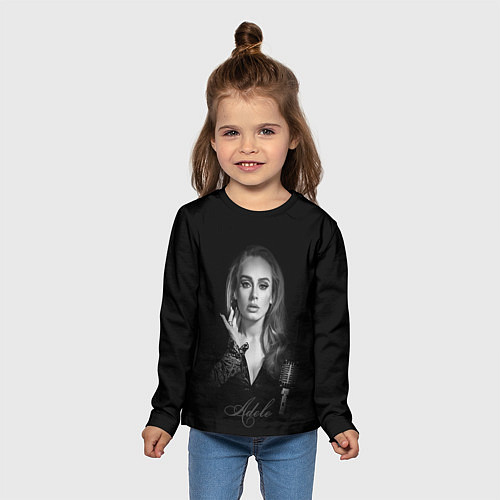 Детский лонгслив Adele Icon / 3D-принт – фото 5