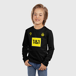 Лонгслив детский Haaland 9 - Borussia Dortmund, цвет: 3D-принт — фото 2