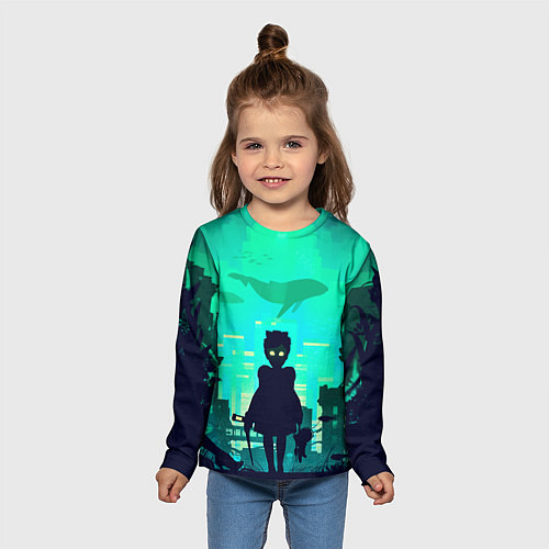 Детский лонгслив Сестричка из Рапчера / 3D-принт – фото 5