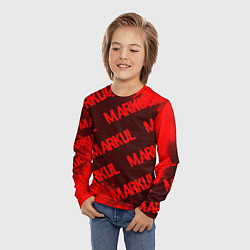 Лонгслив детский Markul - Краска, цвет: 3D-принт — фото 2