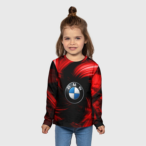 Детский лонгслив BMW RED BEAST / 3D-принт – фото 5