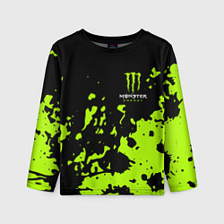 Детский лонгслив Monster Energy green