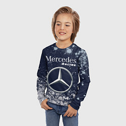 Лонгслив детский MERCEDES Racing Краски, цвет: 3D-принт — фото 2