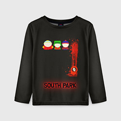 Лонгслив детский Южный парк главные персонажи South Park, цвет: 3D-принт