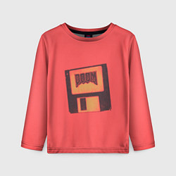 Лонгслив детский Дискета Дум, цвет: 3D-принт
