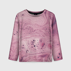 Детский лонгслив Нежная розовая пенка
