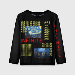 Лонгслив детский Ван Гог Infinite, цвет: 3D-принт