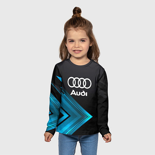 Детский лонгслив Audi Sport / 3D-принт – фото 5