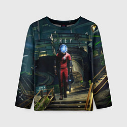 Лонгслив детский PREY игровая локация, цвет: 3D-принт