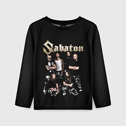 Лонгслив детский SABATON САБАТОН, цвет: 3D-принт