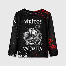 Лонгслив детский Викинги: Вальхалла Vikings: Valhalla, цвет: 3D-принт