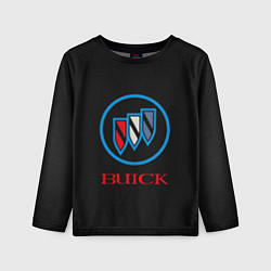 Лонгслив детский Buick Emblem Logo, цвет: 3D-принт