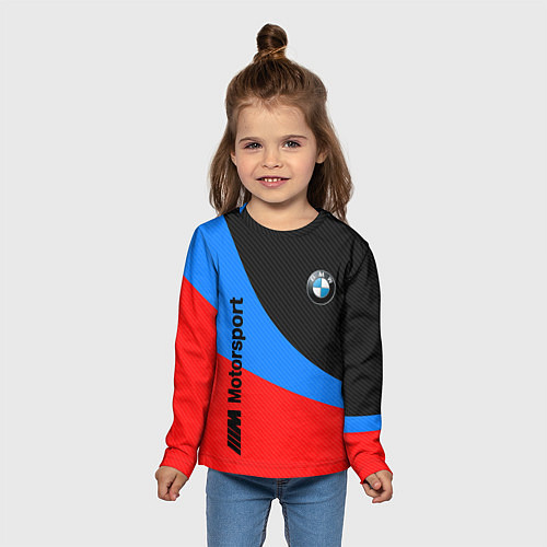 Детский лонгслив BMW MOTOSPORT 2022 / 3D-принт – фото 5