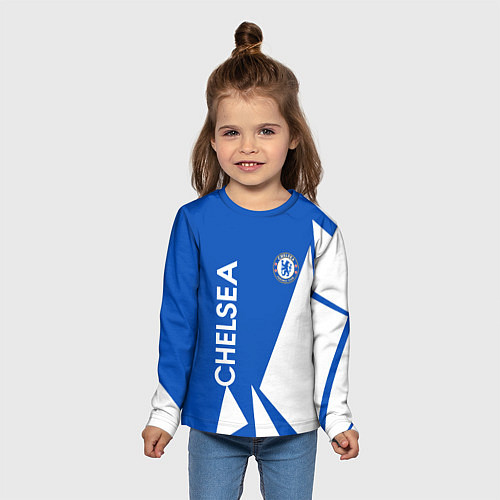Детский лонгслив Челси спорт / 3D-принт – фото 5