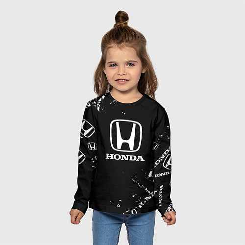 Детский лонгслив Honda CR-Z / 3D-принт – фото 5