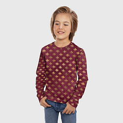 Лонгслив детский Классические узоры classic, цвет: 3D-принт — фото 2
