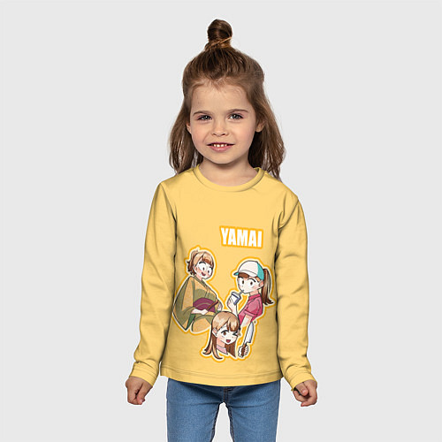 Детский лонгслив Рэн Ямай / 3D-принт – фото 5