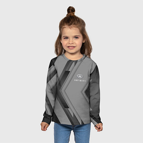 Детский лонгслив Infinity Autosport / 3D-принт – фото 5