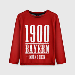 Лонгслив детский Бавария Bayern Munchen, цвет: 3D-принт