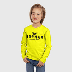 Лонгслив детский Узор Yellow Jorman Air Dope Street Market, цвет: 3D-принт — фото 2