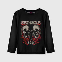 Лонгслив детский Stone Sour рок, цвет: 3D-принт