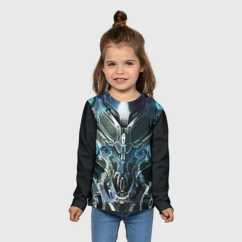 Детский лонгслив BIOROBOT / 3D-принт – фото 5