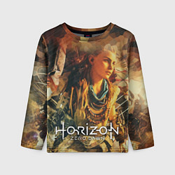 Лонгслив детский Элой-рыжая воительница, цвет: 3D-принт