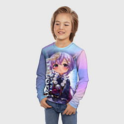 Лонгслив детский Геншин Ци-Ци, цвет: 3D-принт — фото 2