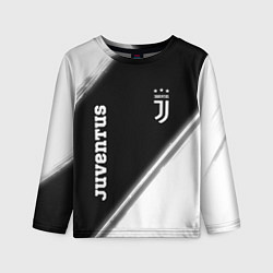 Лонгслив детский ЮВЕНТУС Juventus Краска, цвет: 3D-принт