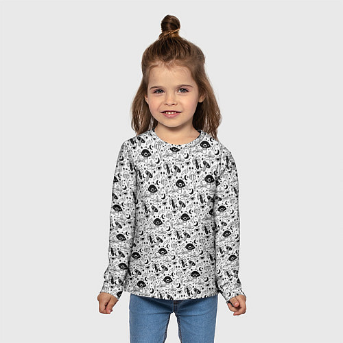 Детский лонгслив ГРИБЫ / 3D-принт – фото 5