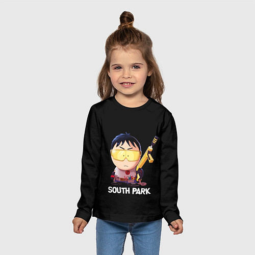Детский лонгслив Южный парк - South Park / 3D-принт – фото 5