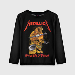 Лонгслив детский METALLICA - HARVESTER OF SORROW, цвет: 3D-принт