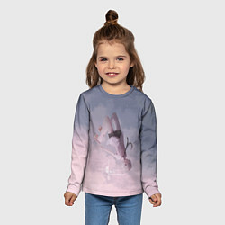 Лонгслив детский Летящий Карма Класс убийц, цвет: 3D-принт — фото 2