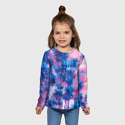 Лонгслив детский Nature - надписи, цвет: 3D-принт — фото 2
