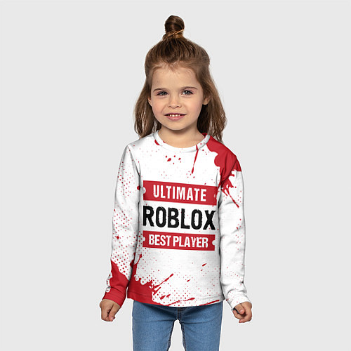 Детский лонгслив Roblox Ultimate / 3D-принт – фото 5