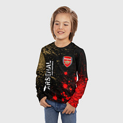 Лонгслив детский АРСЕНАЛ Arsenal Pro Football Краска, цвет: 3D-принт — фото 2