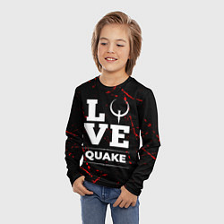 Лонгслив детский Quake Love Классика, цвет: 3D-принт — фото 2