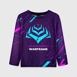 Лонгслив детский Warframe Gaming Neon, цвет: 3D-принт