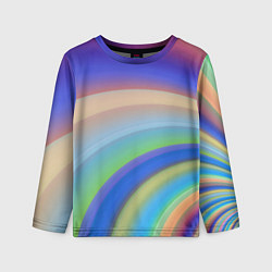 Лонгслив детский Все цвета радуги, цвет: 3D-принт