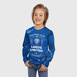 Лонгслив детский Leeds United Football Club Number 1, цвет: 3D-принт — фото 2