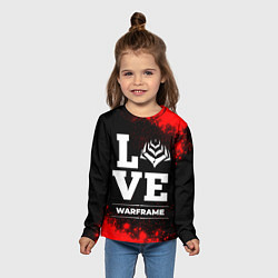 Лонгслив детский Warframe Love Классика, цвет: 3D-принт — фото 2