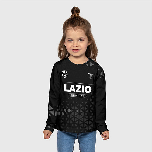 Детский лонгслив Lazio Champions Uniform / 3D-принт – фото 5