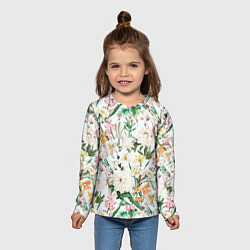 Лонгслив детский Цветы Для Невесты, цвет: 3D-принт — фото 2