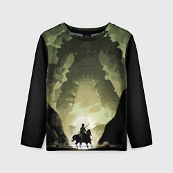Лонгслив детский Всадник против гиганта, цвет: 3D-принт