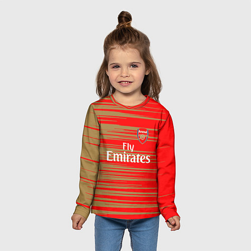 Детский лонгслив Arsenal fly emirates / 3D-принт – фото 5