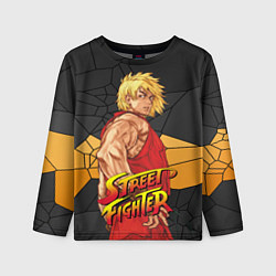 Лонгслив детский Кен Мастерс - Street Fighter, цвет: 3D-принт